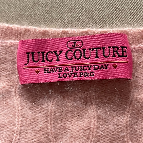 Juicy Couture Y2K Cashmere cable knit Sweater - Picture 10 of 10